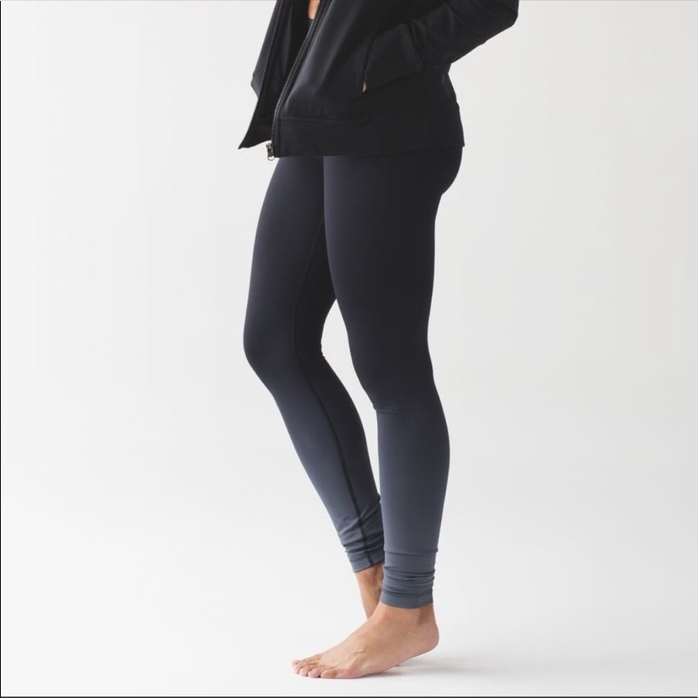 Lululemon RARE Wunder Under High Rise Ombré Leggings